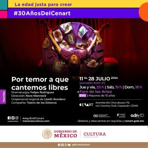 Julio de POR TEMOR A QUE CANTEMOS LIBRES en el CENART
