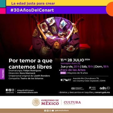 Julio de POR TEMOR A QUE CANTEMOS LIBRES en el CENART
